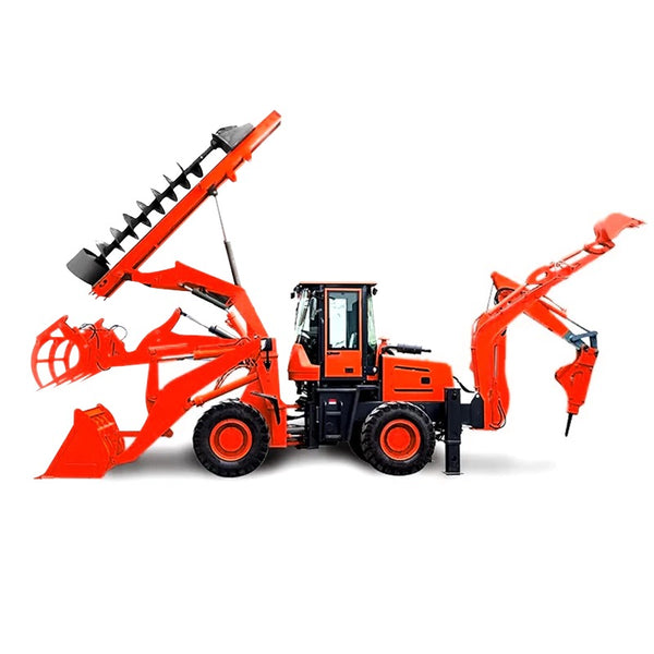 EURO5 Chinese Backhoe Loader Wide Range of Application